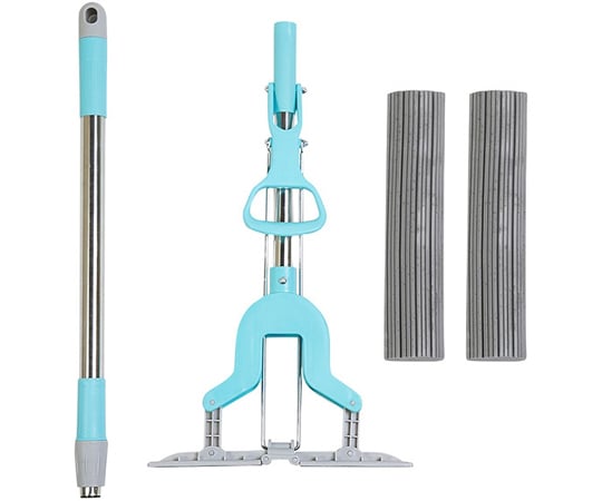 伸縮式スーパーVモップ 本体モップ付+替モップ（1個）　SV-6599 1個