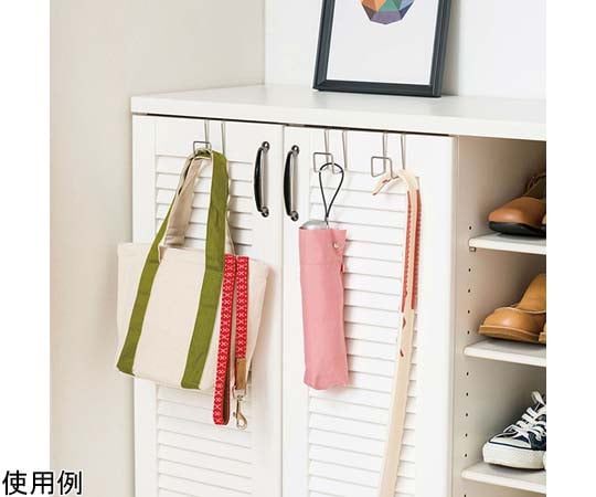 Stainless steel door hooks, set of 3, SV-6568, 1 set (3 pieces)