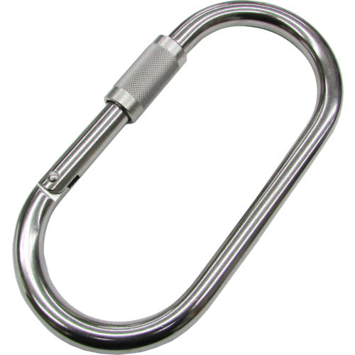 미즈모토 스테인리스 메가카라비나(환 부착) 선경 14mm 길이 176mm A-3090 1개