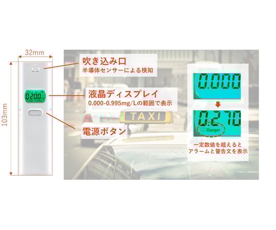 Breathalyzer Semiconductor Gas Sensor Spray Type BS-ALC-EEK400 1 piece