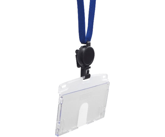 Hanging name tag, reel-type hard ID, 1 piece, blue, NL-7P-BU, 1 piece