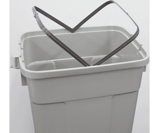 Eco Poly Pail Square Body #45 Gray DS4560455 1 unit