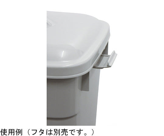 Eco Poly Pail Square Body #45 Gray DS4560455 1 unit