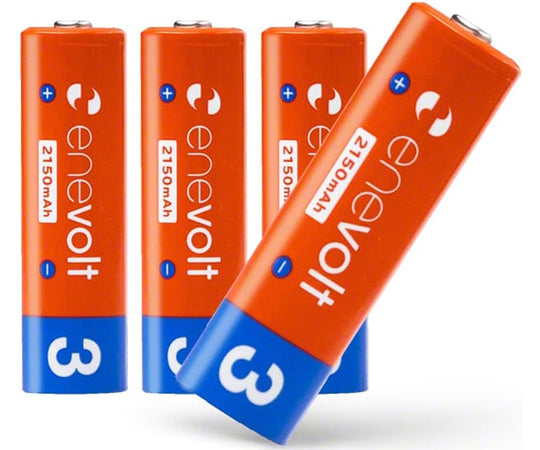 enevolt AA rechargeable battery set of 4 EV21504 1 set (4 batteries)