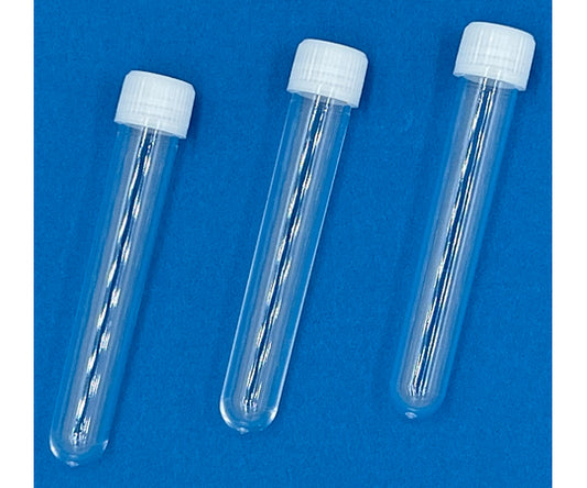 PS screw round bottom test tube 10cc 1 box (50 tubes x 20 bags) 16040 1 box (50 tubes x 20 bags)