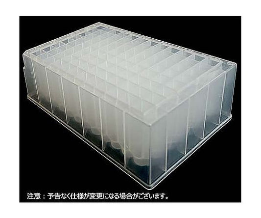 96well Deep Well Plate Polypropylene, 2.0 mL, Clear, Round Bottom, Square Holes 1 Set (5 Pieces x 10 Pieces) DWP-20-SQU 1 Set (5 Pieces x 10 Pieces)