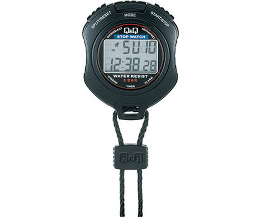 Q&amp;Q 스톱워치(5기압 방수 사양) HS47-001 1개