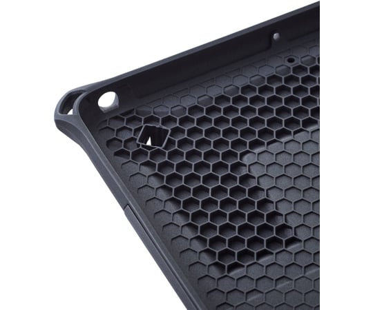 Fully Protective Case for iPad 9th/8th/7th Generation ZEROSHOCK Shockproof with Shoulder Strap Black TB-A21RHVBK 1 Piece