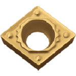 京セラ　旋削加工用チップ　ＣＶＤコーティング　ＣＡ５３０　CCMT060204HQ　10 個
