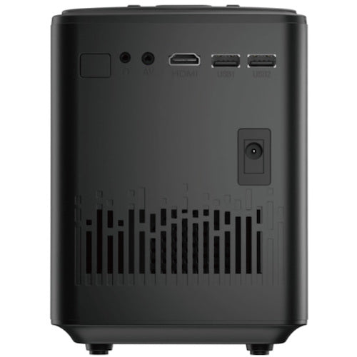 エアリア　ＬＥＤプロジェクターＵＳＢファイル読み出し対応型　MS-PJHD04 BK　1 台