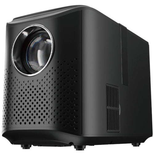 エアリア　ＬＥＤプロジェクターＵＳＢファイル読み出し対応型　MS-PJHD04 BK　1 台