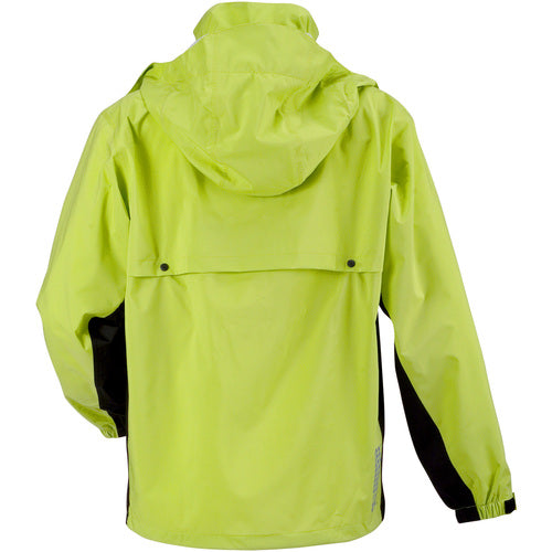 カジメイク　７５２１　レインスーツエボリューション　ライム　４Ｌ　7521-84-4L　1 着