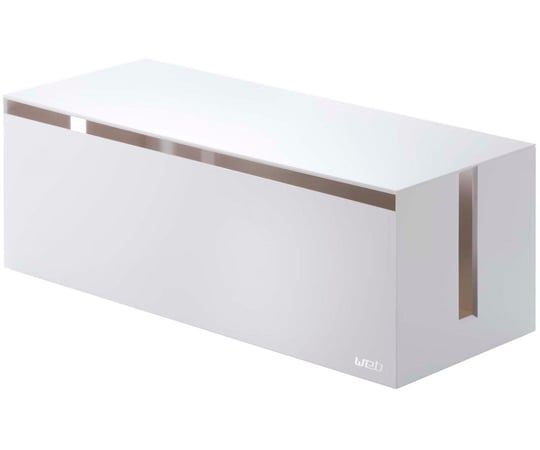 ケーブルボックス ウェブ L ホワイト　2707 1個