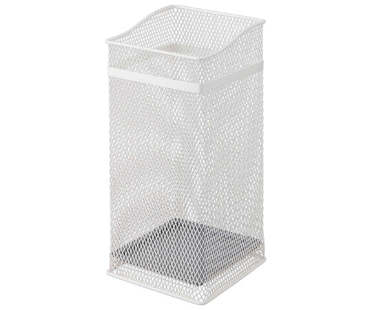 Umbrella stand, square mesh, white, 7928, 1 piece