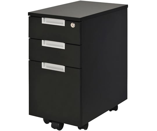 Steel Leg Desk Slim Wagon Black GZCA-SL315BK 1 unit