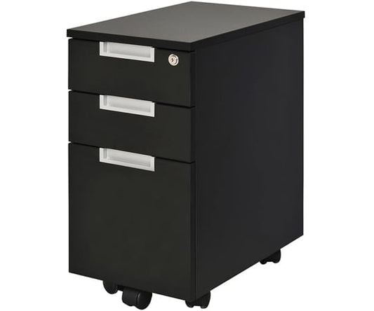 스틸 다리 데스크 슬림 왜건 블랙 GZCA-SL315BK 1대