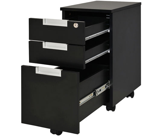 Steel Leg Desk Slim Wagon Black GZCA-SL315BK 1 unit