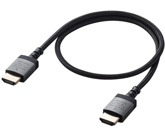 HDMI 케이블 Premium 슬림 타입 알루미늄 커넥터 나일론 메쉬 케이블 0.5m 블랙 DH-HDP14ES05SBK 1개