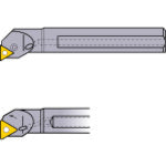 Mitsubishi Internal Machining Lever Lock Type P-Shaped Boring Bar with Coolant Hole Right-Handed Steel Shank A40TPTFNR22 1 Piece