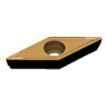 Mitsubishi Standard Insert for Medium Cutting of Turning Steel, CVD Coating, UE6110, VCMT160412, 10 Pieces