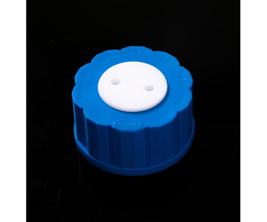 Omnifit(R) GL45 Bottle Cap with Luer Port, 2 Ports, No Filter &amp; Check Valve, OM4212, 1 Piece