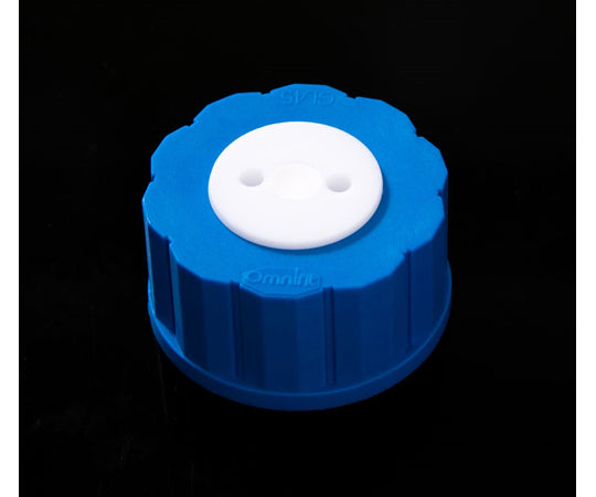 オムニフィット（R）ルアーポート付きGL45ボトルキャップ 2ポート フィルター＆チェックバルブ有　OM4212F 1個