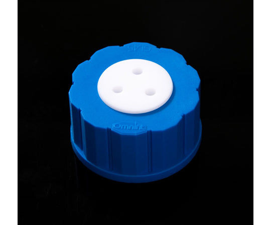 Omnifit(R) GL45 Bottle Cap with Luer Port, 3 Port, No Filter &amp; Check Valve, OM4213, 1 Piece
