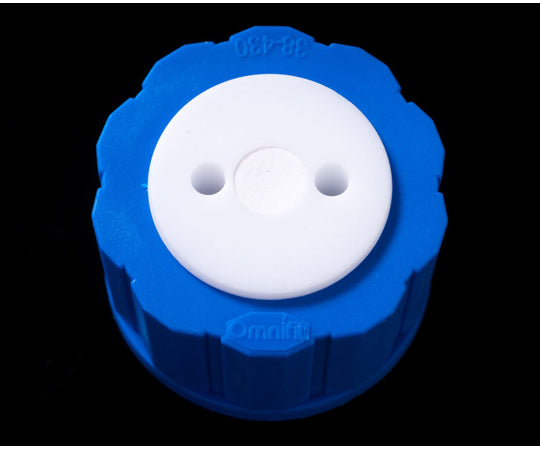 Omnifit(R) GL38 Gallon Bottle Cap with Luer Port, 2 Ports, Filter &amp; Check Valve Included, OMJ4312F, 1 Piece