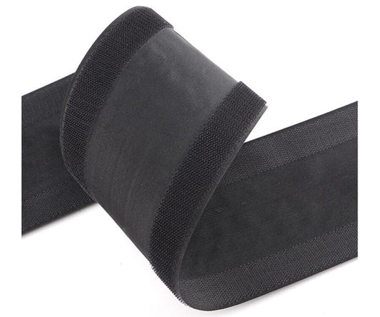 Hook and loop cable protector, black, 25m, J2495-BK, 1 roll