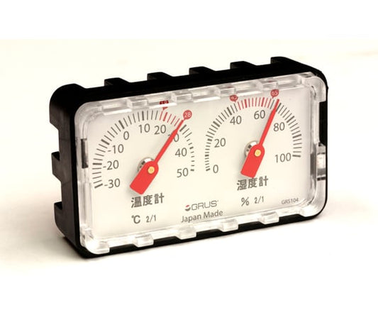 글루스 소형 정밀 온습도계 일본제 일반용 GRS104 1개