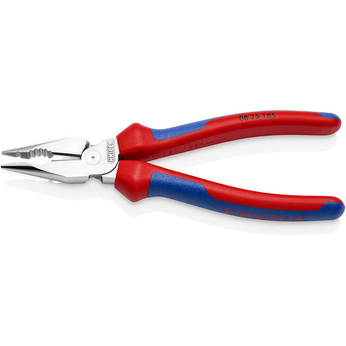 ＫＮＩＰＥＸ　ニードルノーズペンチ　１８５ｍｍ　コンフォートハンドル　0825-185　1 丁