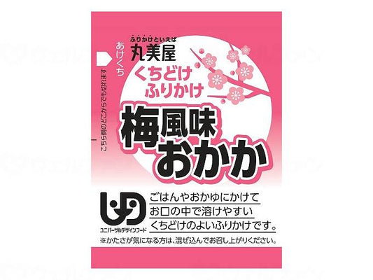 丸美屋フーズくちどけふりかけ ｹｰｽ 梅風味おかか