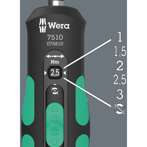 Wera 7510/14 교체식 세이프 토크 드라이버 속도 초경 칩용 공구 세트 075840 1 S