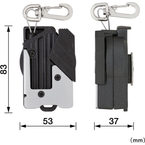 Tajima Safe Safety Rope Metal Reel Wire Right Hand SFAZ-ROPM10W 1 Piece