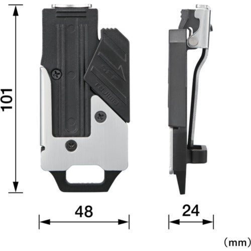 タジマ　セフホルダー胴ベルト用　クリップ式　金属　右用　SFC-MHLD　1 個