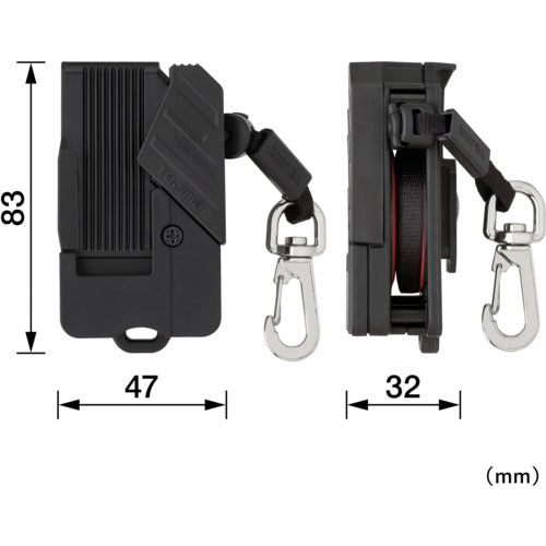 타지마 세프 안전 로프 수지 릴 오른쪽 용 SFAZ-ROP10 1 개