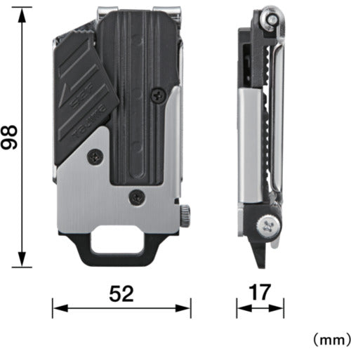 タジマ　セフホルダー胴ベルト用　金属　左用　SF-MLHLD　1 個