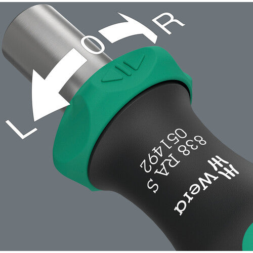 Wera 838 RA S Interchangeable Bit Holder with Ratchet Function 6.35mm 051492 1 piece