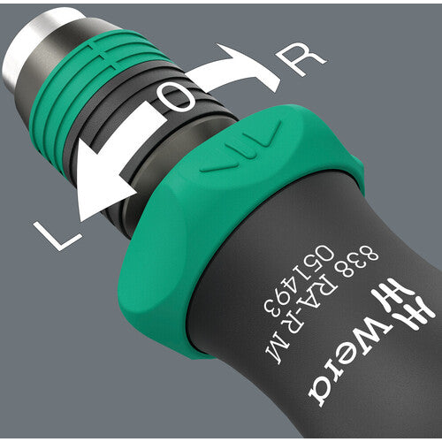 Wera 838 RA-R M Interchangeable Bit Holder with Ratchet Function 6.35 mm 051493 1 piece
