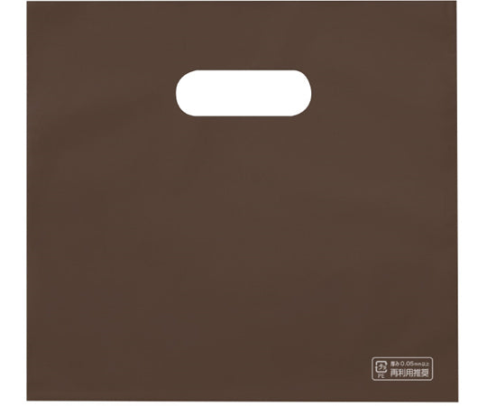 Satin Soft Poly Bags SS Brown 100 pieces 1 bag (100 pieces)