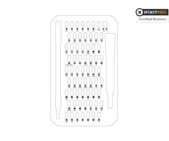 Mako Driver Kit - 64 Precision Bits/64（ビットドライバーキット）　IF145-299-4 1セット