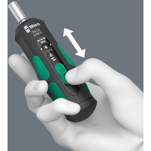 Ｗｅｒａ　７５１５／７　差替式クラフトフォームセーフトルクドライバー　スピード　自転車用セット１　075850　1 Ｓ