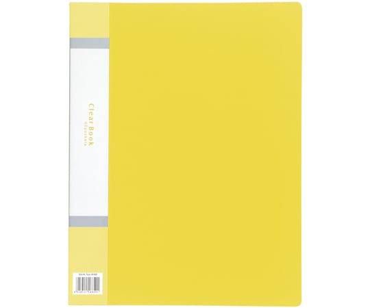 클리어 북 A4 세로 넣어 40 포켓 옐로우 5609 1개