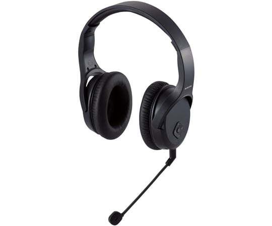 Wireless Headset 2.4GHz Wireless Over-the-Head with Microphone Arm USB-A Adapter Binaural Black HS-HPW01BK 1 Piece