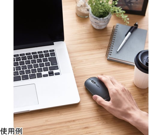 マウス Bluetooth 4ボタン 薄型 充電式 3台接続可能 ガンメタリック　M-TM15BBGM/EC 1個