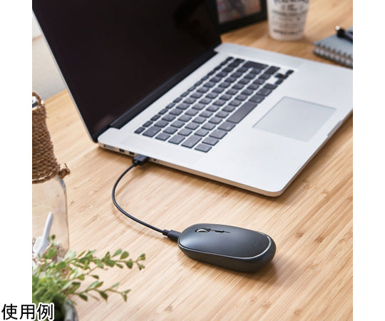 マウス Bluetooth 4ボタン 薄型 充電式 3台接続可能 ガンメタリック　M-TM15BBGM/EC 1個