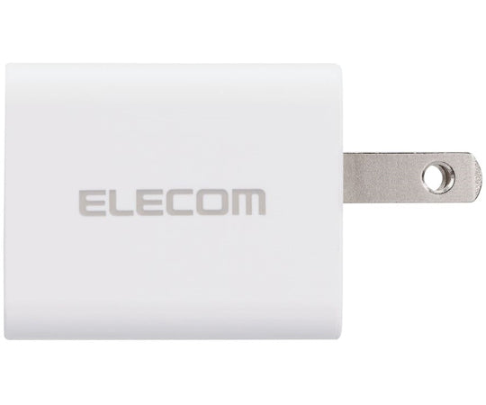 AC充電器 スマホ・タブレット用 USB PD対応 Type-C（USB C）メス1×20W Aメス2×合計12W おまかせ充電 コンパクト ホワイト　EC-AC22WH 1個