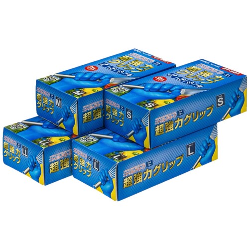 Barrier Robe Nitrile Gloves IGA Blue Powder Free LL NO.2192LL 1 box