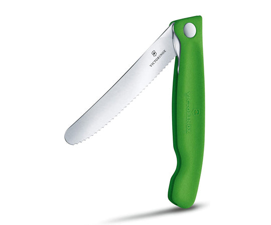 スイスクラシック 折り畳み式パーリングナイフ グリーン　6.7836.F4B 1個