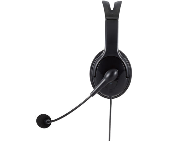 有線ヘッドセット 両耳オーバーヘッド 大型 USB-A 1.8m ブラック　HS-HP02SUBK 1個